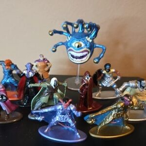 Dungeons & Dragons Die Cast Miniature Lot Of 11, 2020 Wizards Jada Toys